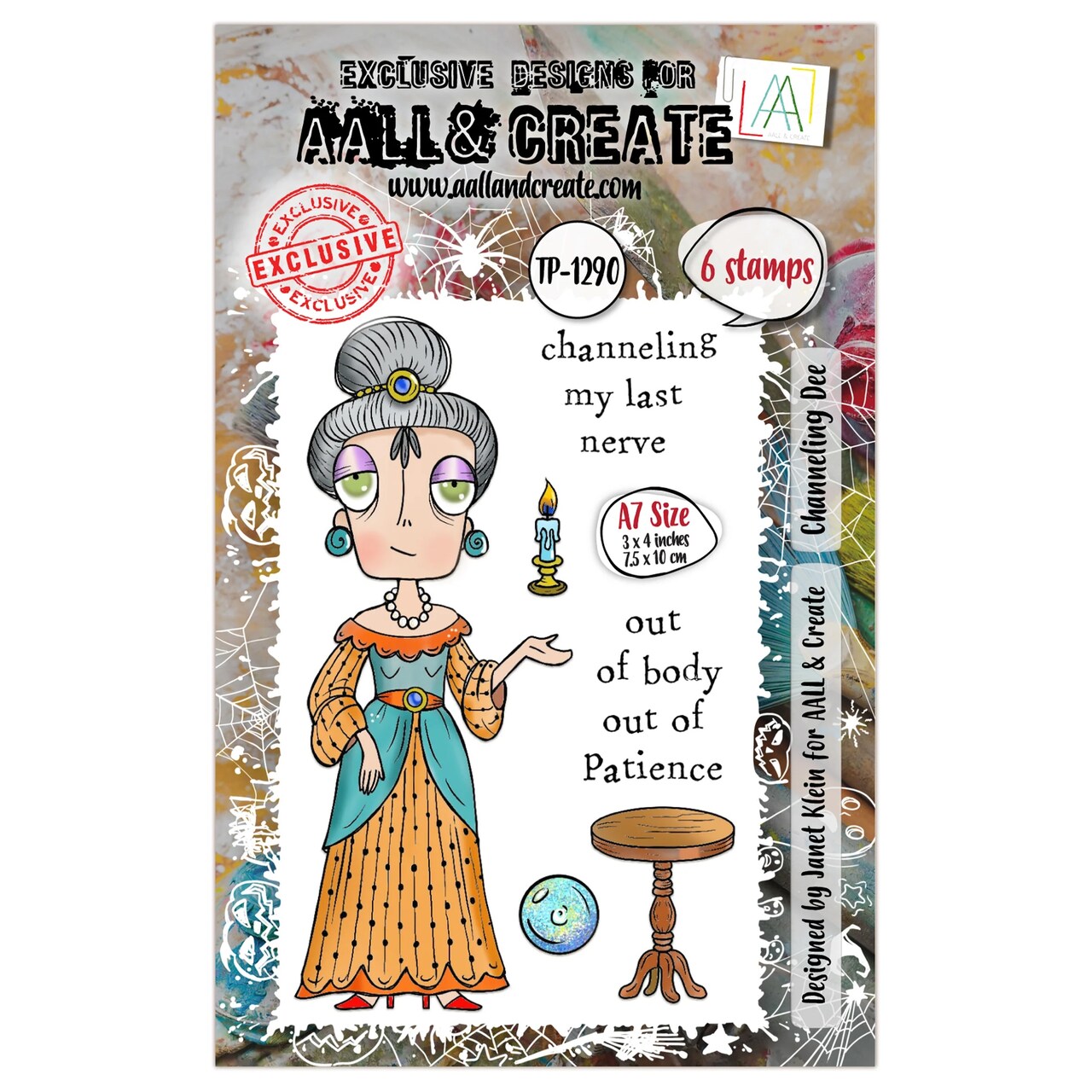 AALL And Create A7 Photopolymer Clear Stamp Set-Channeling Dee